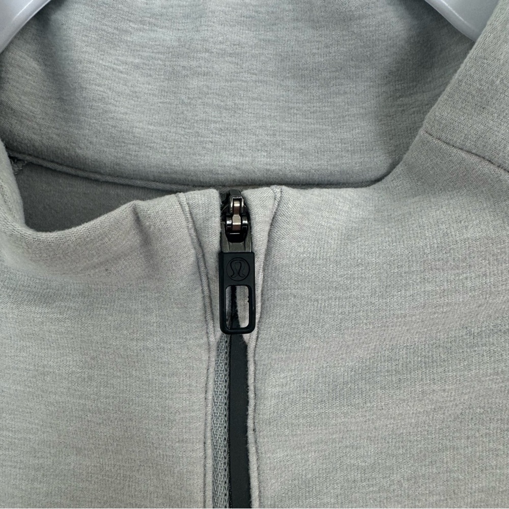 Lululemon Surge Warm 1/2 Zip Pullover Heathered Sea Salt Men’s M - Picture 5 of 10